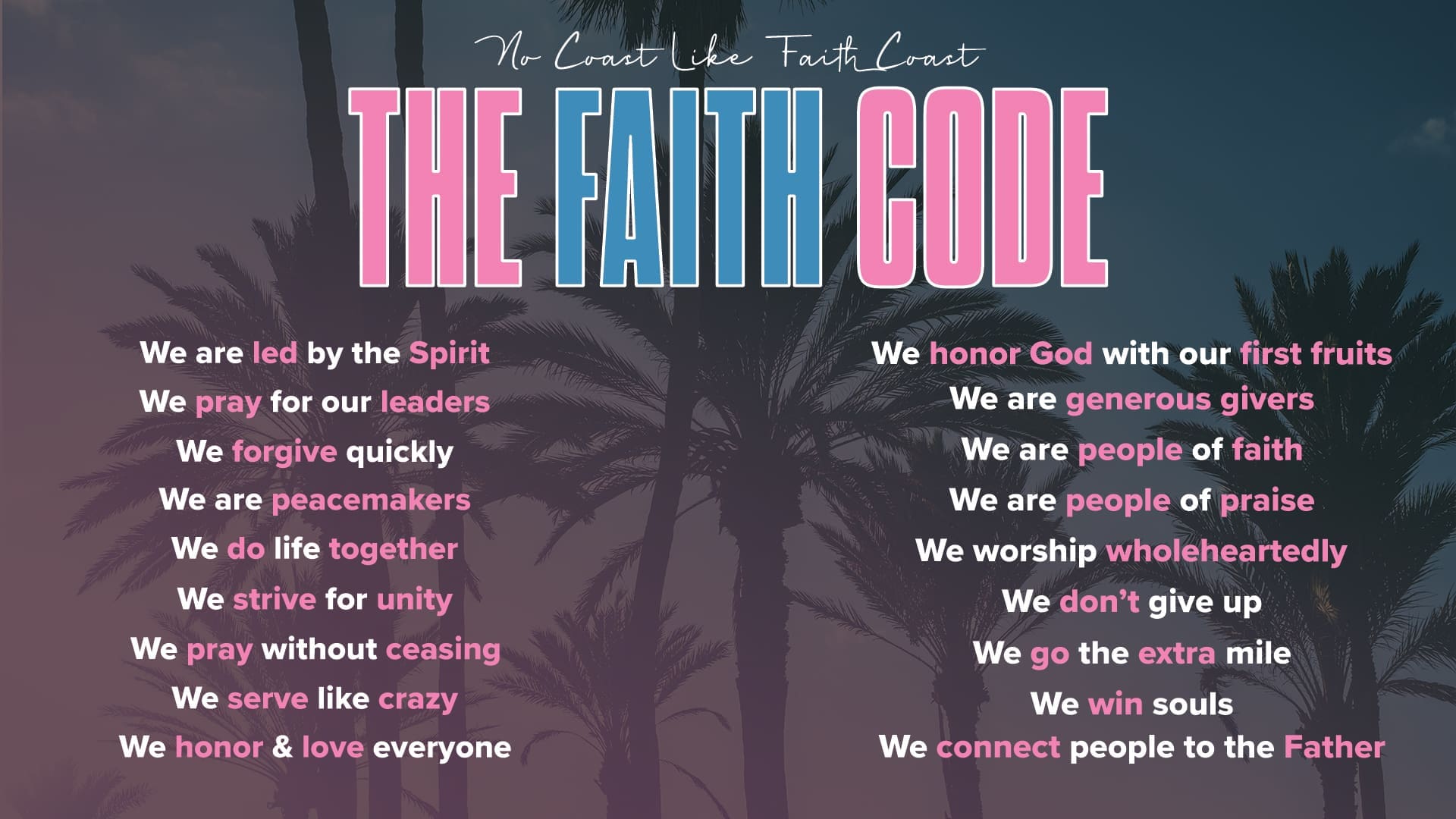 Faith Code Website
